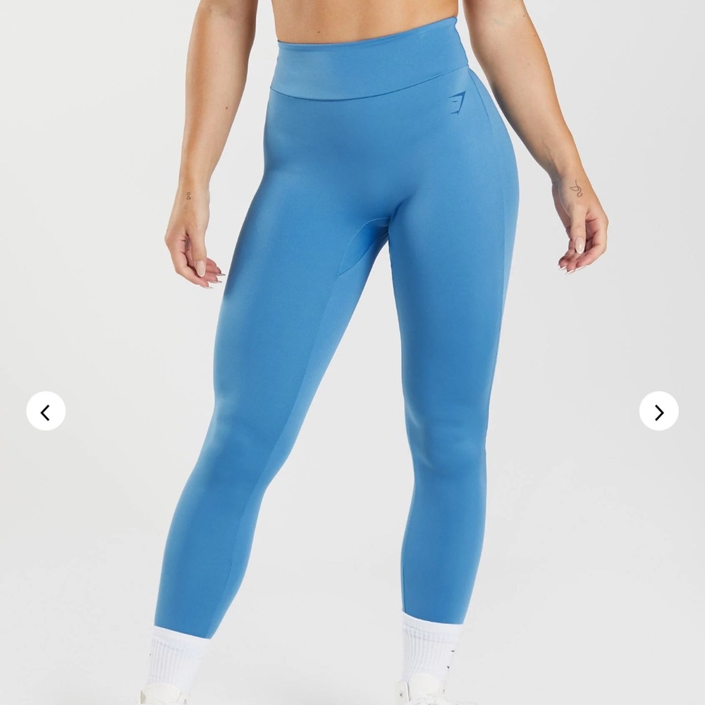 Gymshark Blue High-Waisted Seamless Leggings